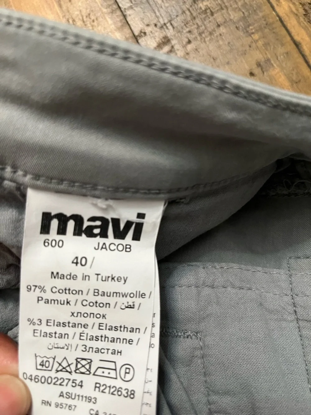 Mavi Jacob‎ Chino Shorts Men Size 40 Gray Stretch Casual Summer Classic Fit